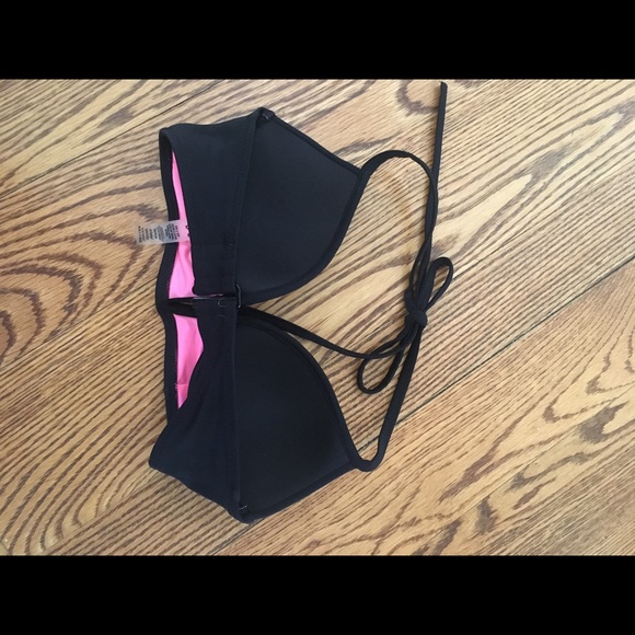 Black Victoria’s Secret Pink Bikini Top - Picture 4 of 6